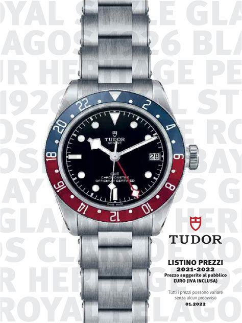 tudor listino 2022|tudor watch release date 2022.